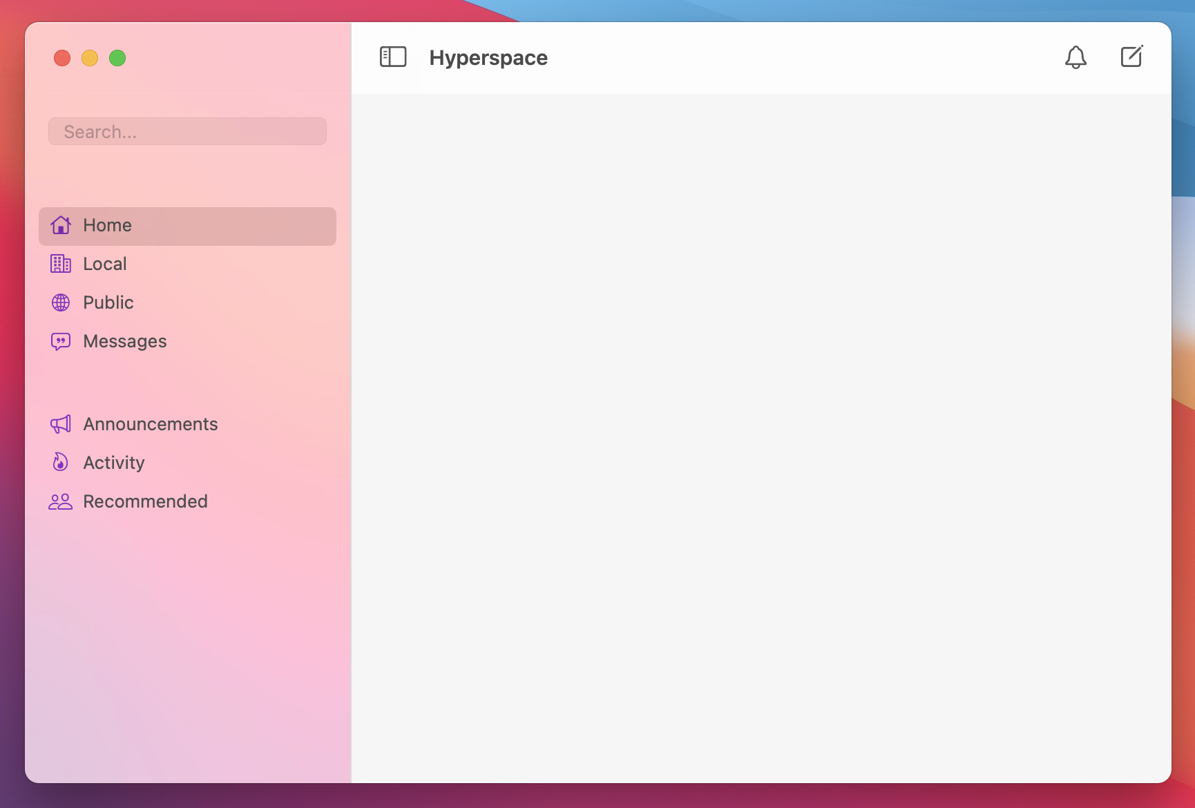 Starlight layout on macOS Big Sur
